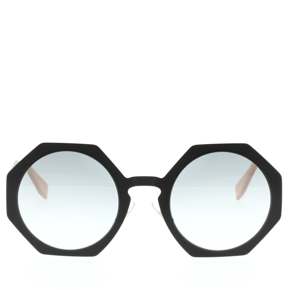 Fendi Octagon metal frame sunglasses
